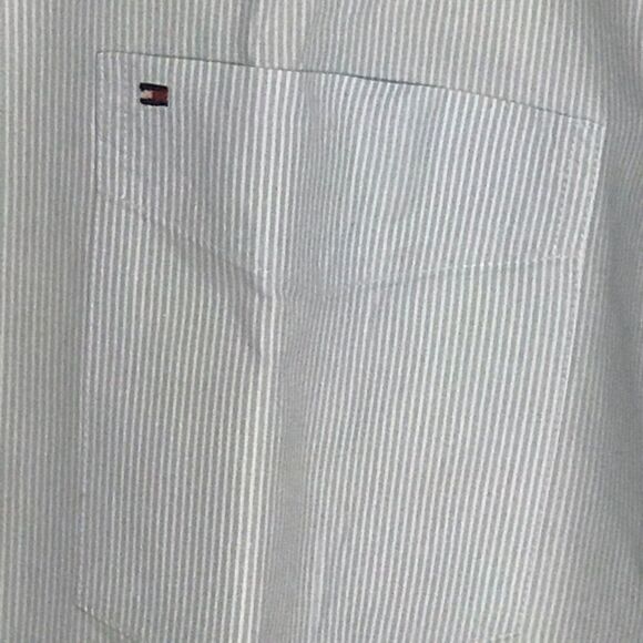 Men's Tommy Hilfiger Striped Short Sleeve Shirt - Picture 5 of 9